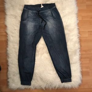 Brand new Lucy indigo joggers
